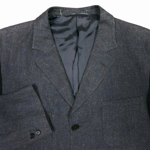 Ermenegildo Zegna Soft Linen Mohair 3 Button Partially Lined Blazer 44R - Picture 1 of 12